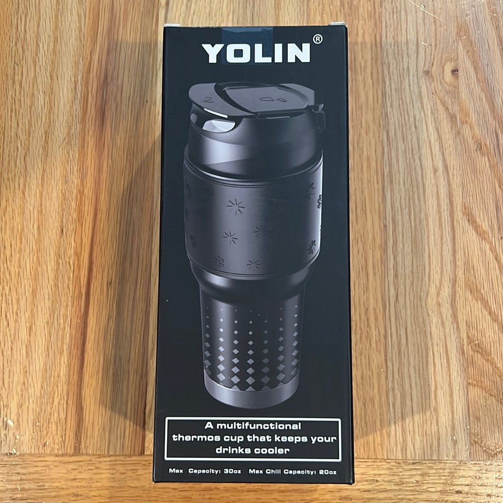 Tumbler with Instant Chiller, Multifunctional Thermos Cup 20/30 oz